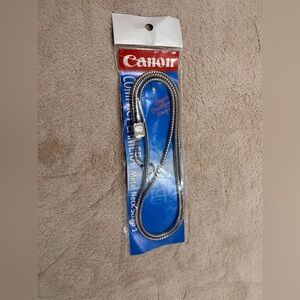 Canon Silver Metal Neck Strap with Blue Backing